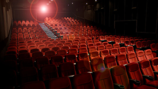 One of a total of four cinema halls in the Haydnkino. Copyright by Haydnkino.