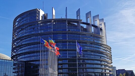 Das Europäische Parlament in Straßburg. Copyright by VKI.