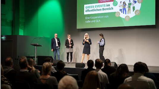 Green Events Austria und nabe Fachtag Präsentation der Initiativen