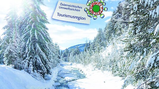 Austrian Ecolabel for the Seefeld-Winter tourism region. Copyright by Seefeld region.