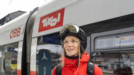 Ski-mobility in Seefeld mit Tirol und Zug. Copyright by Region Seefeld.