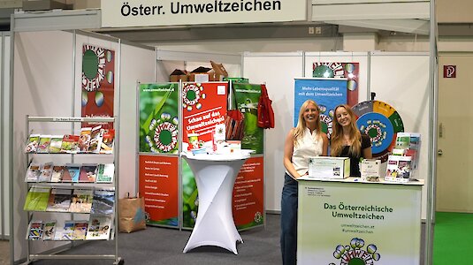 Der Umweltzeichenstand auf der Gartenbaumesse 2026 Der Umweltzeichenstand auf der Gartenbaumesse 2026
