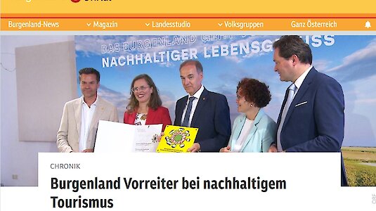 Verleihung Umweltzeichen Burgenland ORF