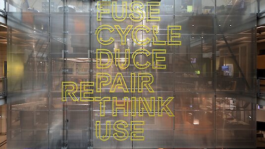 Außenansicht "More than Recycling"