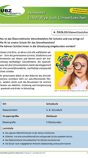 Titelseite Schulrallye