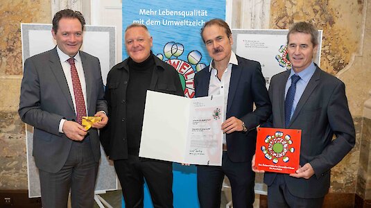 Umweltzeichen-Verleihung Schneider Schreibgeräte GmbH