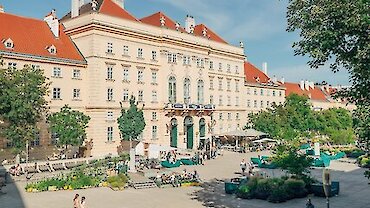 Außenansicht des Museumsquartiers